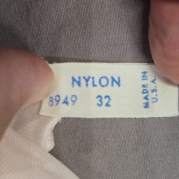 VTG Van Raalte Nightgown 32 S 50s White Chiffon Lace Babydoll Coquette Romantic - Picture 5 of 12